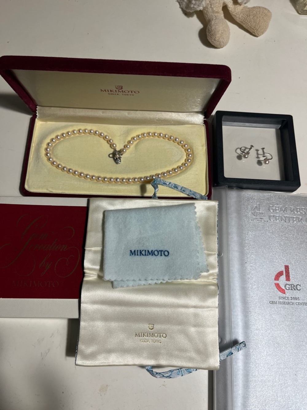 Mikimoto Akoya Pearl Necklace with Matching Studs